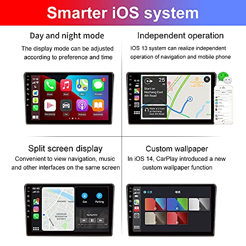 Carlinkit Cableada Carplay/Cableada Android Auto USB Dongle,Compatible con Radio de Coche Android 4.4.2 y Superior(Instale con éxito autokit.apk en el Sistema de Radio del automóvil Antes de Comprar)