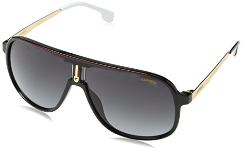 Carrera 1007/S 9O 807 Gafas de Sol, Negro (Black/Dark Grey SF), 62 Unisex Adulto