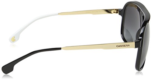 Carrera 1007/S 9O 807 Gafas de Sol, Negro (Black/Dark Grey SF), 62 Unisex Adulto