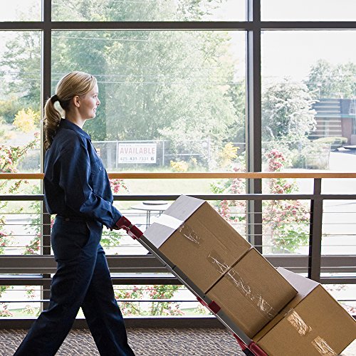 Carretilla de Mano, plegable de aluminio de capacidad para 150 Lb. A sólo 2 "por Knack