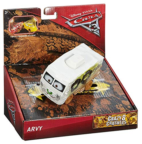 Cars 3- Coche Crazy Deluxe Bumper Basher (Mattel FBH11)