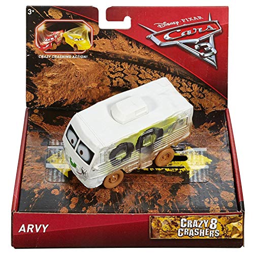 Cars 3- Coche Crazy Deluxe Bumper Basher (Mattel FBH11)