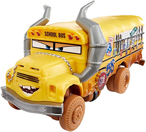 Cars 3- Coche Crazy Deluxe Miss Fritter (Mattel DYB21)