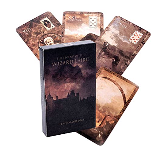 Cartas del Tarot de La Leyenda del Mago Laird,The Legend of The Wizard Laird Tarot ​​Cards,Tarot Card,Firend Game
