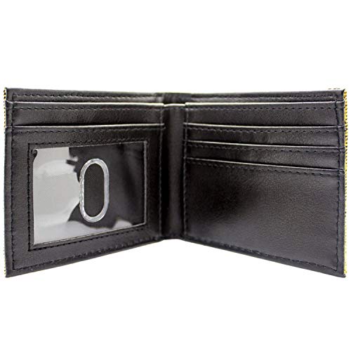 Cartera de Nirvana Clásico Cara Sonriente Grupo Logo Naranja