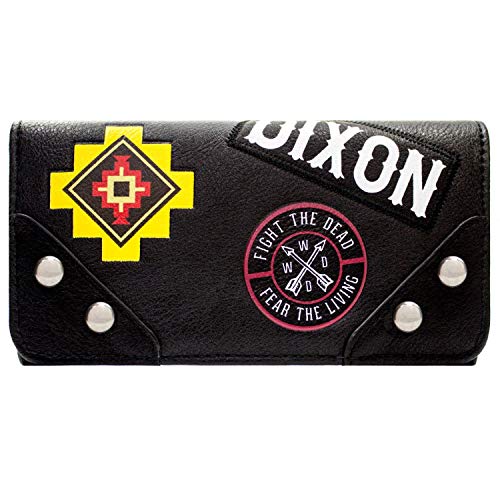 Cartera de Walking Dead Dixon Pelea a los Muertos Negro