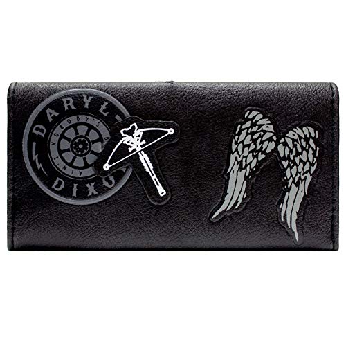Cartera de Walking Dead Dixon Pelea a los Muertos Negro