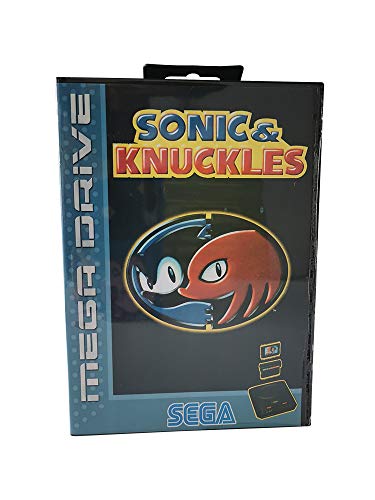 Cartucho de Juego megadrive Sega con Juego de 16 bits Sonic y Nudillos para la Consola de Juegos megadrive Sega