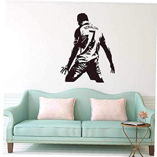 Casecover Ronaldo Cr7 Club De Fútbol Real Madrid Deporte Adhesivos De Pared Jugador De Fútbol Balón De Fútbol Jugar Al Juego De Vinilo Pegatinas Decoración