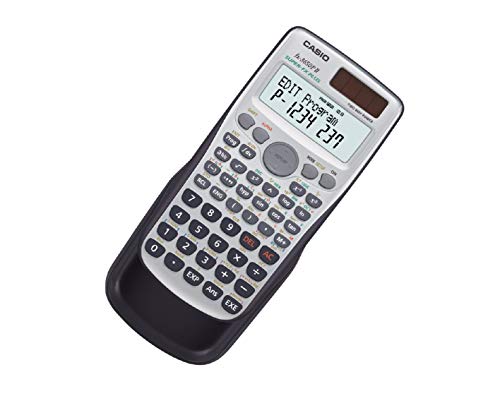 Casio FX-3650P II - Calculadora Programable, 12 x 80 x 162 mm, color gris