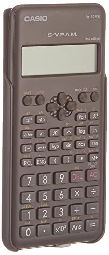 Casio FX-82MS-2 Schulrechner Negro Display (Stellen): 12 batteriebetrieben (B x H x T) 77 x 14 x 1