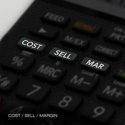 Casio HR 8rce de BK Impresora calculadora, color negro