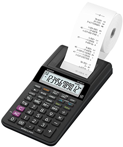 Casio HR 8rce de BK Impresora calculadora, color negro