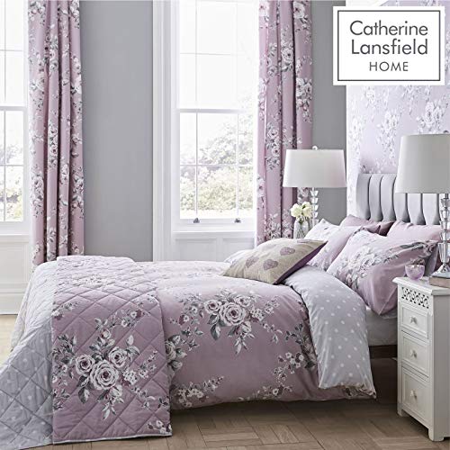 Catherine Lansfield Canterbury Easy Care - Colcha (220 x 230 cm), diseño de Brezo