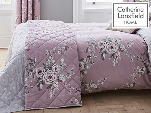 Catherine Lansfield Canterbury Easy Care - Colcha (220 x 230 cm), diseño de Brezo