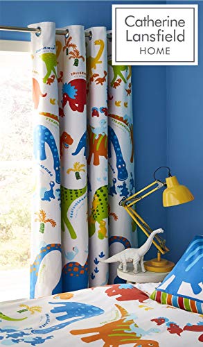 Catherine Lansfield Dino-Saw - Juego de Funda de edredón para Cama Individual, diseño de Sierra