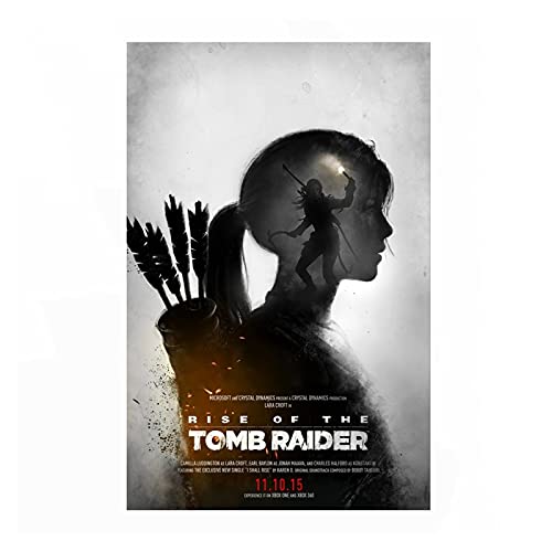 CBYLDDD Rise of The Tomb Raider Lara Croft Artwork Video Game Poster 20x28 Sin Marco