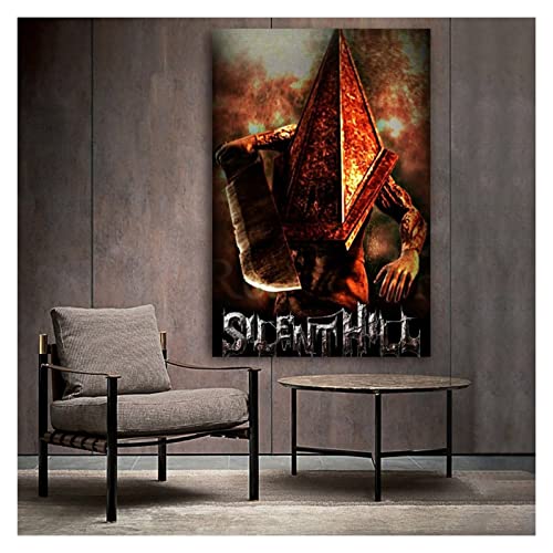 CCZWVH Silent Hill Silent Hill Art, Silent Hi Cartel y Wall Art Imagenes Lámina Moderna Dormitorio Familia Decoración Pósters 20x28 Inch Sin Marco
