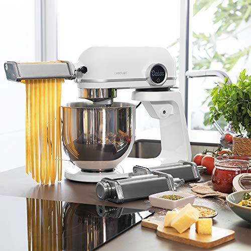 Cecotec Accesorio para Amasadora Twist&Fusion Pasta. Ideal para preparar Láminas de Lasaña, Espaguetis y Fettuccine, Compatible con la gama de amasadoras Twist&Fusion, Fácil Montaje