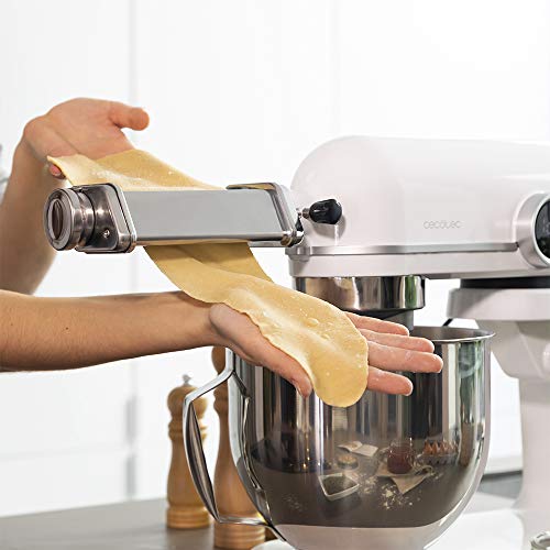 Cecotec Accesorio para Amasadora Twist&Fusion Pasta. Ideal para preparar Láminas de Lasaña, Espaguetis y Fettuccine, Compatible con la gama de amasadoras Twist&Fusion, Fácil Montaje