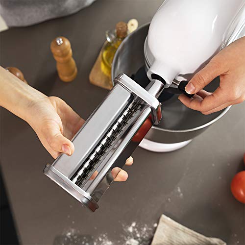 Cecotec Accesorio para Amasadora Twist&Fusion Pasta. Ideal para preparar Láminas de Lasaña, Espaguetis y Fettuccine, Compatible con la gama de amasadoras Twist&Fusion, Fácil Montaje