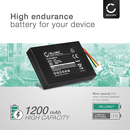 CELLONIC® Batería de Repuesto 533-000132 para Logitech G533, Logitech G933, Accu Auriculares inalambricos 1200mAh