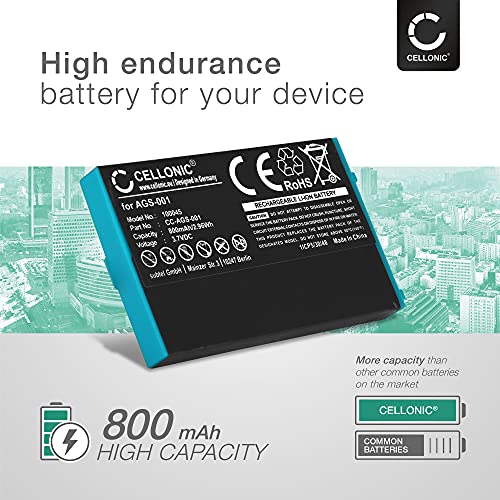 CELLONIC® Batería de Repuesto AGS-001, AGS-003, Sam-SPRBP para Nintendo Game Boy Advance SP, 800mAh AGS-001, AGS-003, Sam-SPRBP, Accu de Larga duración