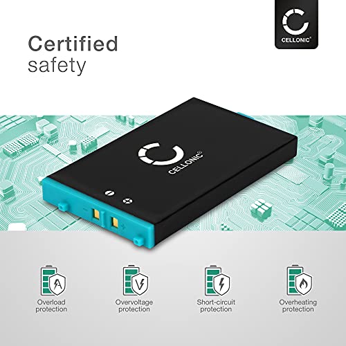 CELLONIC® Batería de Repuesto AGS-001, AGS-003, Sam-SPRBP para Nintendo Game Boy Advance SP, 800mAh AGS-001, AGS-003, Sam-SPRBP, Accu de Larga duración