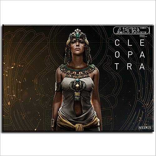 CELLYONE Pintura al óleo por números para adultos y niños, pintura al óleo de Asassin's Creed Origins Game Beauty, decoración 50 x 40 cm