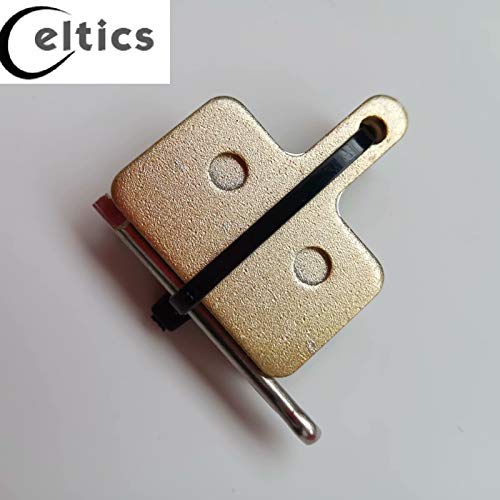 Celtics 4 Pairs Full Metal Bicycle Disc Brake Pads for Shimano Tektro M355 M375 M395 M415 M416 M416A M445 M446 M447 M465 M475 M485 M486 M495 M515 M515LA M525 M575 M975 C501 C601 T615 T675