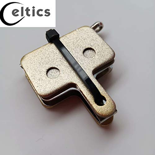 Celtics 4 Pairs Full Metal Bicycle Disc Brake Pads for Shimano Tektro M355 M375 M395 M415 M416 M416A M445 M446 M447 M465 M475 M485 M486 M495 M515 M515LA M525 M575 M975 C501 C601 T615 T675