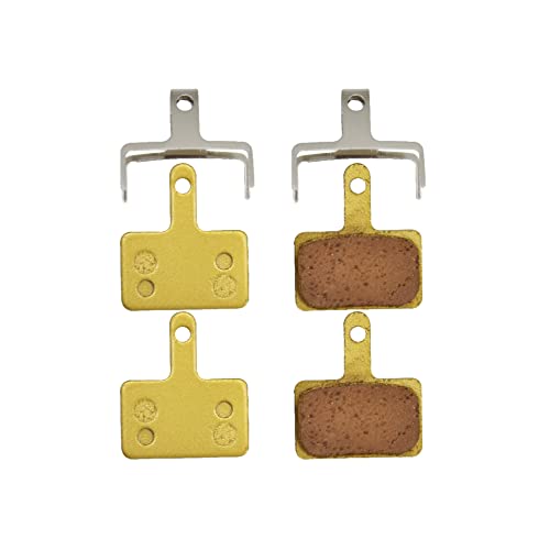 Celtics 4 Pairs Full Metal Bicycle Disc Brake Pads for Shimano Tektro M355 M375 M395 M415 M416 M416A M445 M446 M447 M465 M475 M485 M486 M495 M515 M515LA M525 M575 M975 C501 C601 T615 T675