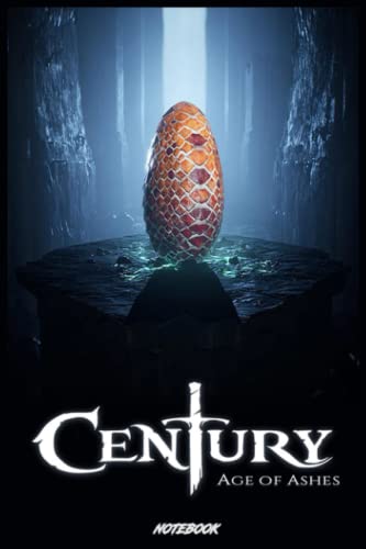 Century Age of Ashes notebook: Dragon combat video game notebook 6X9 120 pages, for diaries, plans, Christmas gift, birthday gift