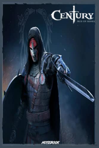 Century Age of Ashes notebook: Dragon combat video game notebook 6X9 120 pages, for diaries, plans, Christmas gift, birthday gift