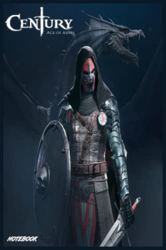 Century Age of Ashes notebook: Dragon combat video game notebook 6X9 120 pages, for diaries, plans, Christmas gift, birthday gift