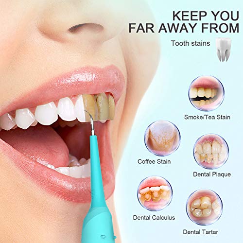 Cepillos de Dientes,Jkevow Limpieza de los Dientes Cepillos Dentales, Limpieza Dental Bucal Limpiador Kit con 3 Modos 2 cabezales