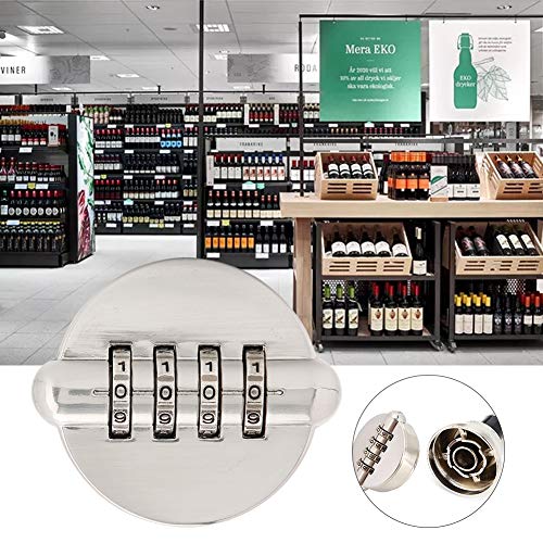 Cerradura para botella de vino, tapón para vino, cerradura con código de 4 dígitos, tapón para botella, cerradura con contraseña segura para botella de vino, cerradura para tapón para botella