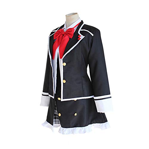 CGBF-Diabolik Lovers Anime Komori Yui Disfraz de Cosplay,Conjunto de Uniformes de Disfraces para Adultos para La Fiesta de Juegos de Carnaval de Halloween,Negro,XL
