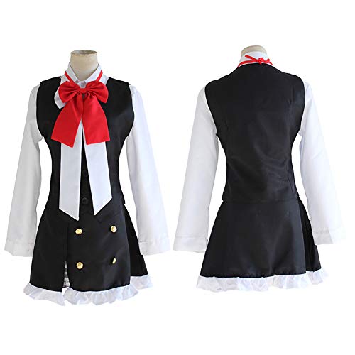 CGBF-Diabolik Lovers Anime Komori Yui Disfraz de Cosplay,Conjunto de Uniformes de Disfraces para Adultos para La Fiesta de Juegos de Carnaval de Halloween,Negro,XL
