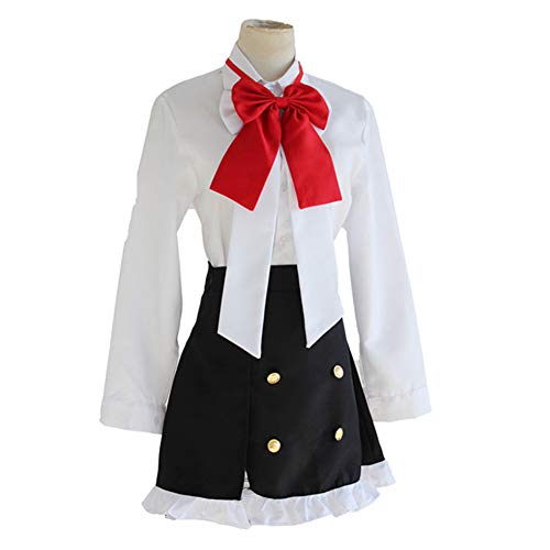 CGBF-Diabolik Lovers Anime Komori Yui Disfraz de Cosplay,Conjunto de Uniformes de Disfraces para Adultos para La Fiesta de Juegos de Carnaval de Halloween,Negro,XL