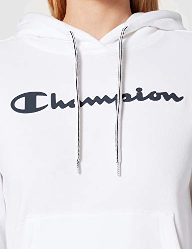 Champion Legacy Classic Logo Sudadera, Blanco, 11-12 años (L) para Niños
