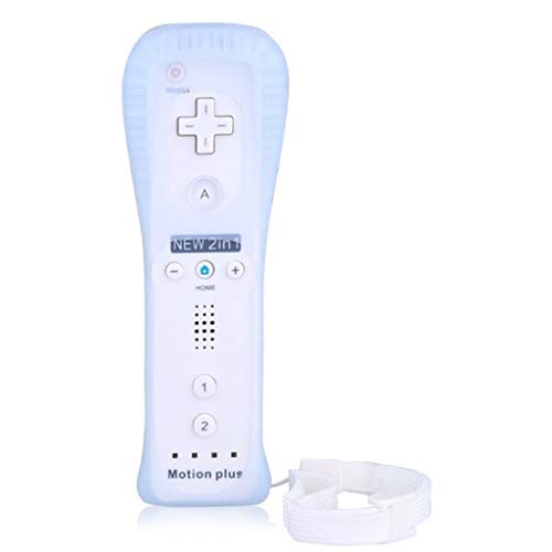 changzhou Mando de juego para Wii, mando a distancia integrado Motion Plus Wireless Gamepad para Wii mando a distancia Joystick Wii Juegos Wii Nunchucks