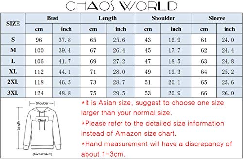 Chaos World Among us Hombre Sudadera con Capuch Entre Nosotros Hoodie con Manga Larga(3XL,Verde Oscuro)