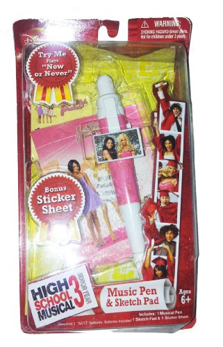 Character Options Bloc de Notas y boli de High School Musical, diseño «What Time Is It?»