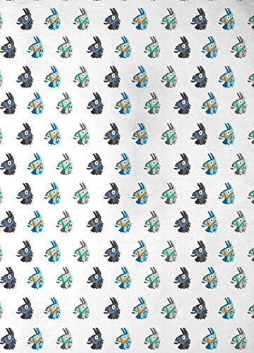 Character World Fortnite - Juego de ropa de cama (135 x 200 cm + 80 x 80 cm, 2 piezas, para adolescentes y jóvenes, 100% algodón)