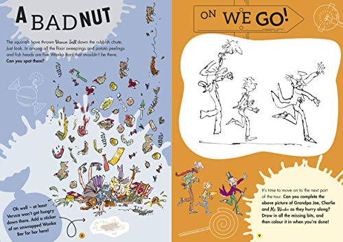 Charlie And The Chocolate Factory (Roald Dahl) - Scrumptious Sticker Activity Book: Whipple-Scrumptious Sticker Activity Book