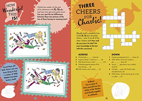 Charlie And The Chocolate Factory (Roald Dahl) - Scrumptious Sticker Activity Book: Whipple-Scrumptious Sticker Activity Book