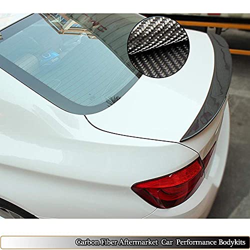 CHENGQIAN Alerón Trasero Adecuado para BMW Serie 5 Sedan F10 2011-2016 Fibra De Carbono CF 520I 523I 528I 530I 535I 550I M Sport M5 Alerón De Cubierta De Maletero
