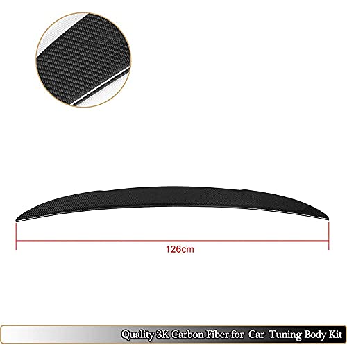 CHENGQIAN Alerón Trasero Adecuado para BMW Serie 5 Sedan F10 2011-2016 Fibra De Carbono CF 520I 523I 528I 530I 535I 550I M Sport M5 Alerón De Cubierta De Maletero
