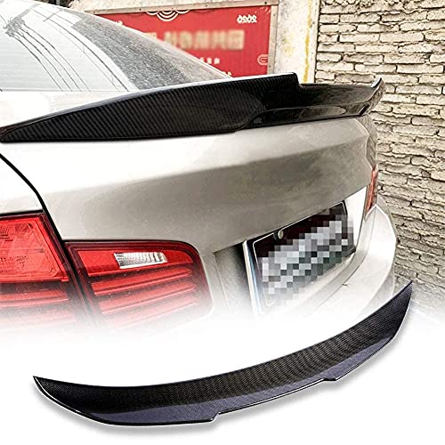 CHENGQIAN Alerón Trasero De Fibra De Carbono Adecuado para BMW 5 Series F10 Sedan 2010-2018 520I 523I 528I 530I 535I 550I M5 Alerón Trasero De Coche